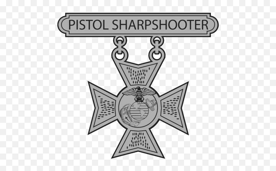 Usmc Pistol Sharpshooter Badge - Rifle Sharpshooter Badge Emoji,Marine Corps Emoji