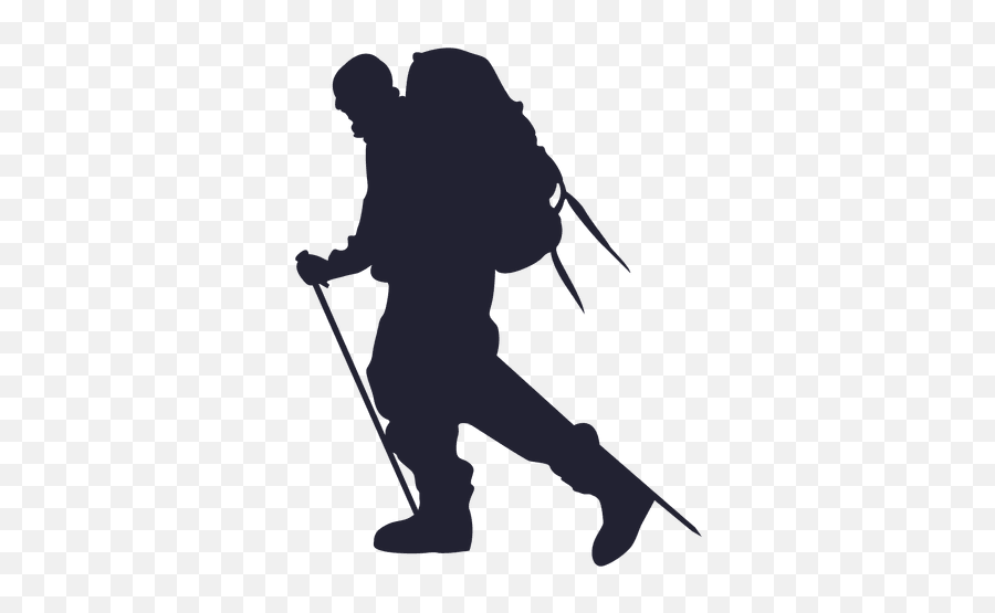 Png Transparent Hiking - Man Hiking Silhouette Png Emoji,Hiker Emoji