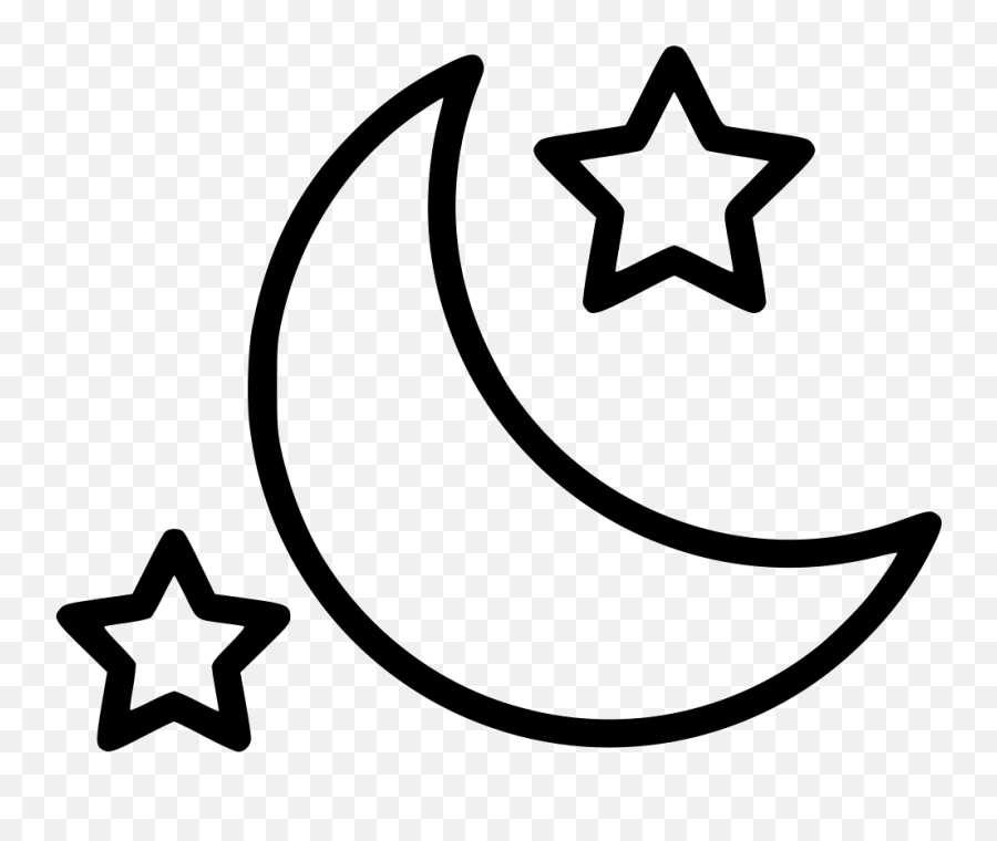 Night Moon Stars Comments Clipart - Camisa Personalizada Vector Emoji,Moon And Stars Emoji