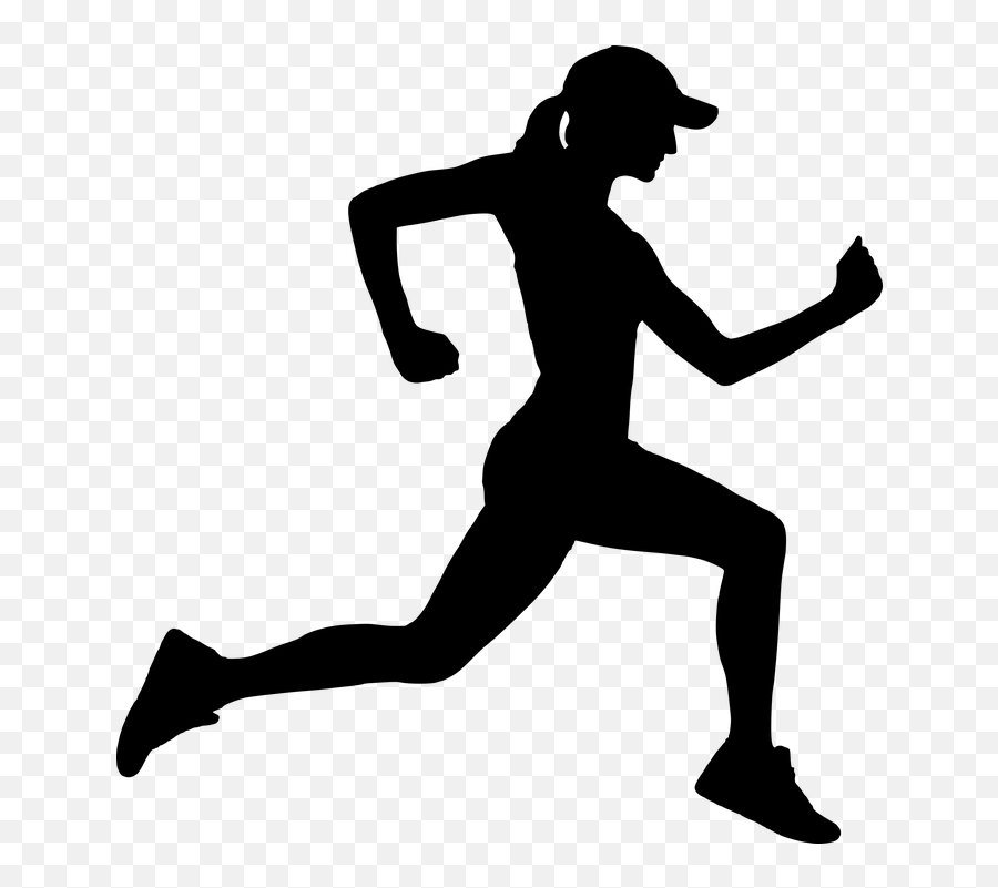 Free Running Run Vectors - Running Woman Clipart Png Emoji,Sweat Emoji