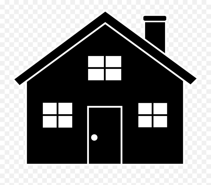 House Clipart Emoji House Emoji - House Clipart Black And White,House Emoticon