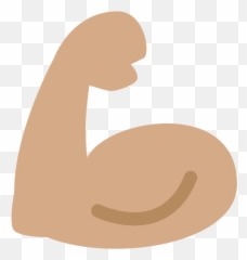 Medium Skin Tone Emoji - Musculo Emoji Png,Flexing Emoji
