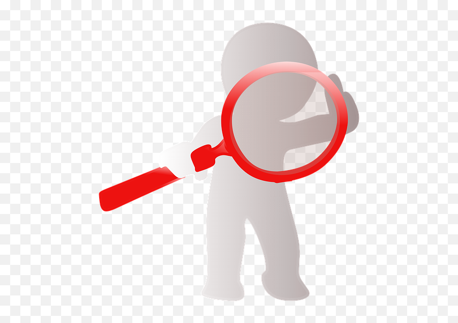 Free Enlarged Detective Images - Cartoon With Magnifying Glass Emoji,Girl Magnifying Glass World Emoji