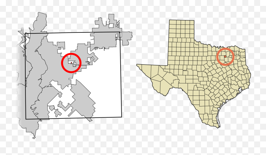 Rockwall County Texas Incorporated Areas Mobile City - Seagoville Internment Camp Map Emoji,Texas Emoji