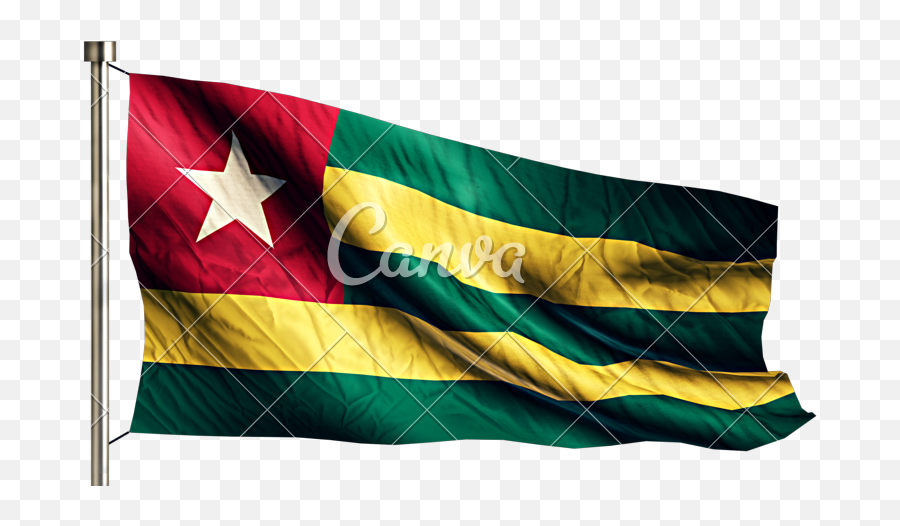 Togo National Flag - Flag Emoji,Togo Flag Emoji
