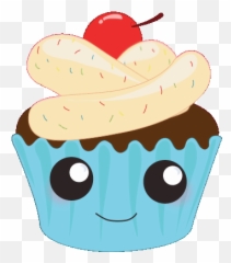 Cupcake Girl Stickers For Android Ios - Cute Cupcake Gif Emoji,Emoji Cupcakes