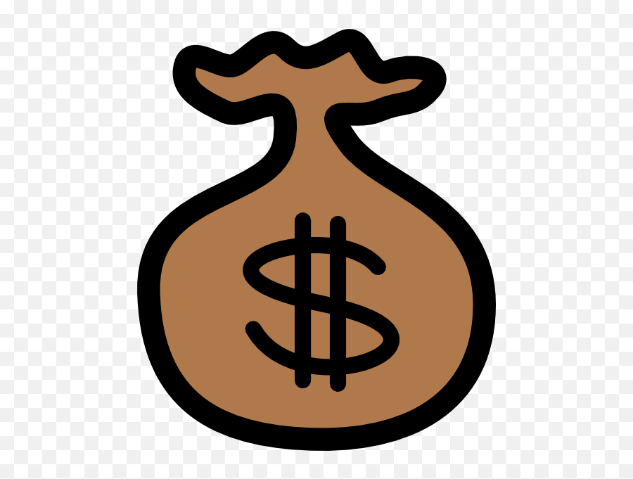 Drawings Of Money Bag With Dollar Sign Pile Of Money Bags - Money Clip Art Emoji,Money Bag Emoji