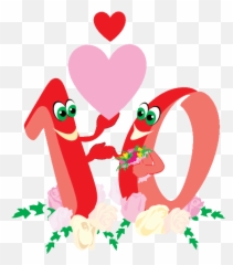 10 Year Wedding Anniversary Clipart - Th Quotes Emoji