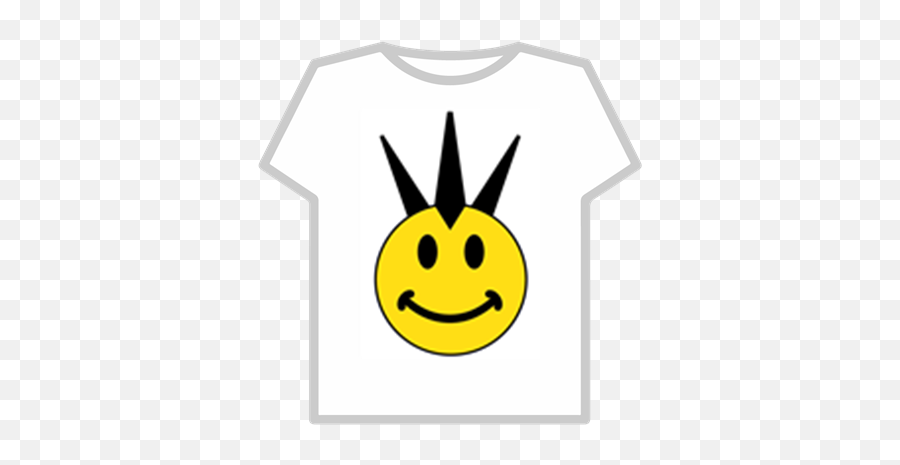 Rock Star Smiley - T Shirt Roblox Kawaii Emoji,Rock Emoticon