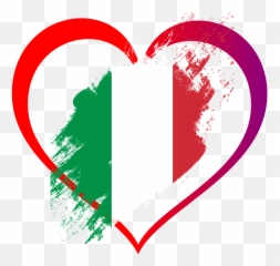 Flag Heart Love Italy Nation - Germany With Love Flag Emoji,Lesbian Flag Emoji