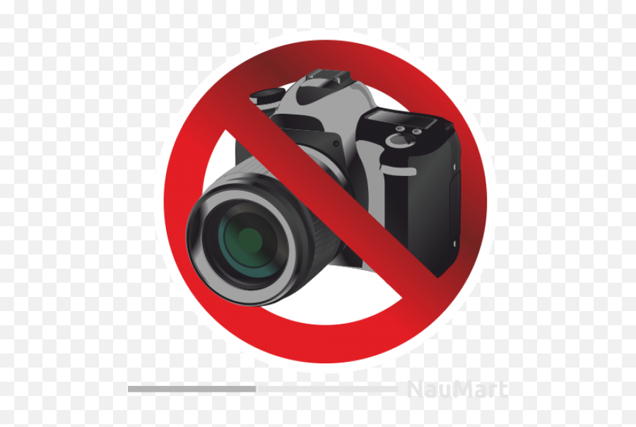 No Cameras Prohibition Sign - Bond Street Station Emoji,Emoji Camera Sticker
