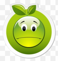 Kale Smoothie Ice Skating - Smiley Emoji