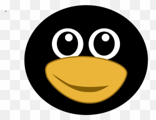 Penguin Face PNG SVG Clip art for Web - Download Art Linux Logo Png Emoji