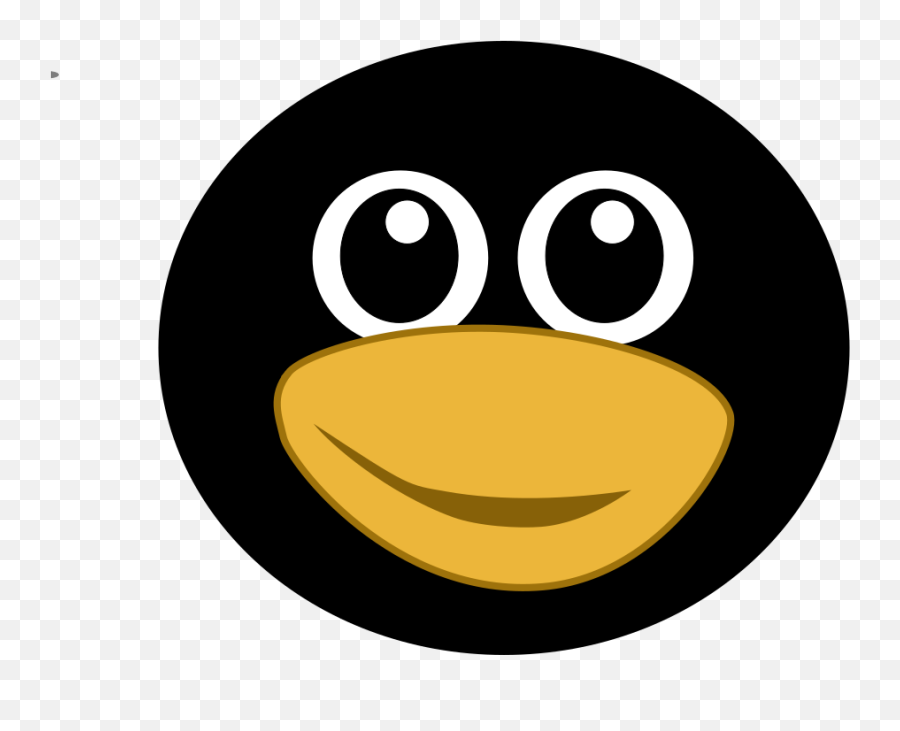 Penguin Face Png Svg Clip Art For Web - Download Clip Art Linux Logo Png Emoji,Kale Emoji