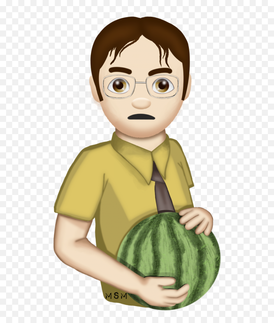 Dwight Births A Watermelon - Watermelon Emoji,Watermelon Emojis