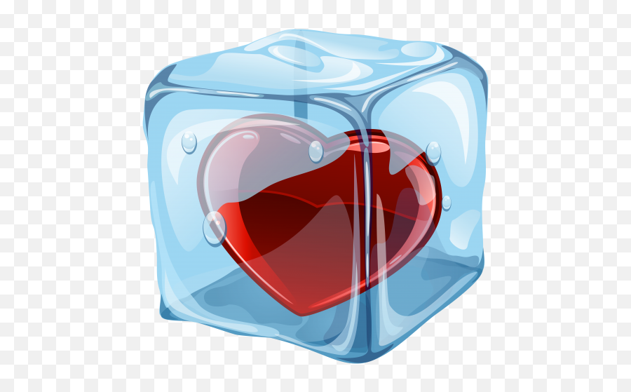 Heart In Ice Cube Png Clipart Best Web - Corazon De Hielo Imagen Emoji,Ice Cube Emoji