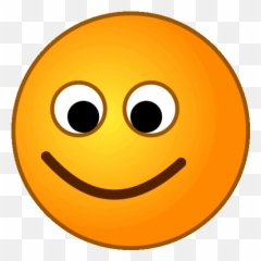 Smile Okay Gif - Orange Sad Face Clipart Emoji,Jackass Emoji