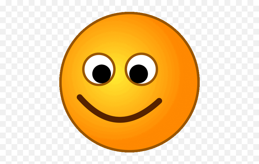 Smile Okay Gif - Orange Sad Face Clipart Emoji,Jackass Emoji
