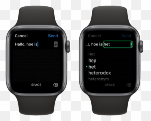 This how you use the Scribble function Apple Watch - Brighten Screen Emoji