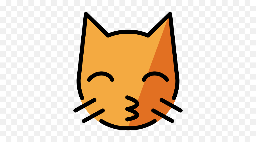 Kissing Cat Emoji - Emoji,Grey Cat Emoji