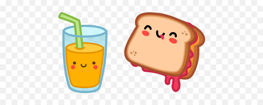 Custom Cursor - Sandwich Cute Emoji,Peanut Butter Emoji