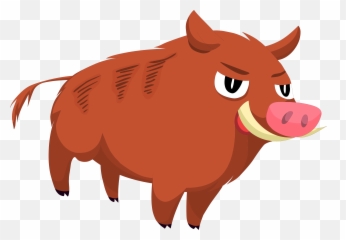 Pig Snout Clipart - Boar Cartoon Transparent Png Emoji,Boar Emoji
