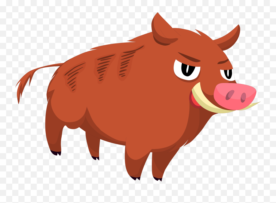 Pig Snout Clipart - Boar Cartoon Transparent Png Emoji,Boar Emoji