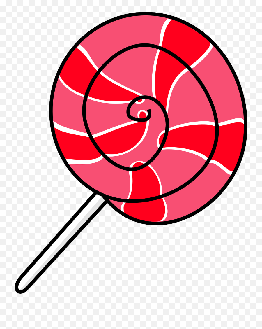 Lolly Pop Candy Red Pink - Candy Clip Art Emoji,Whale Emoticon