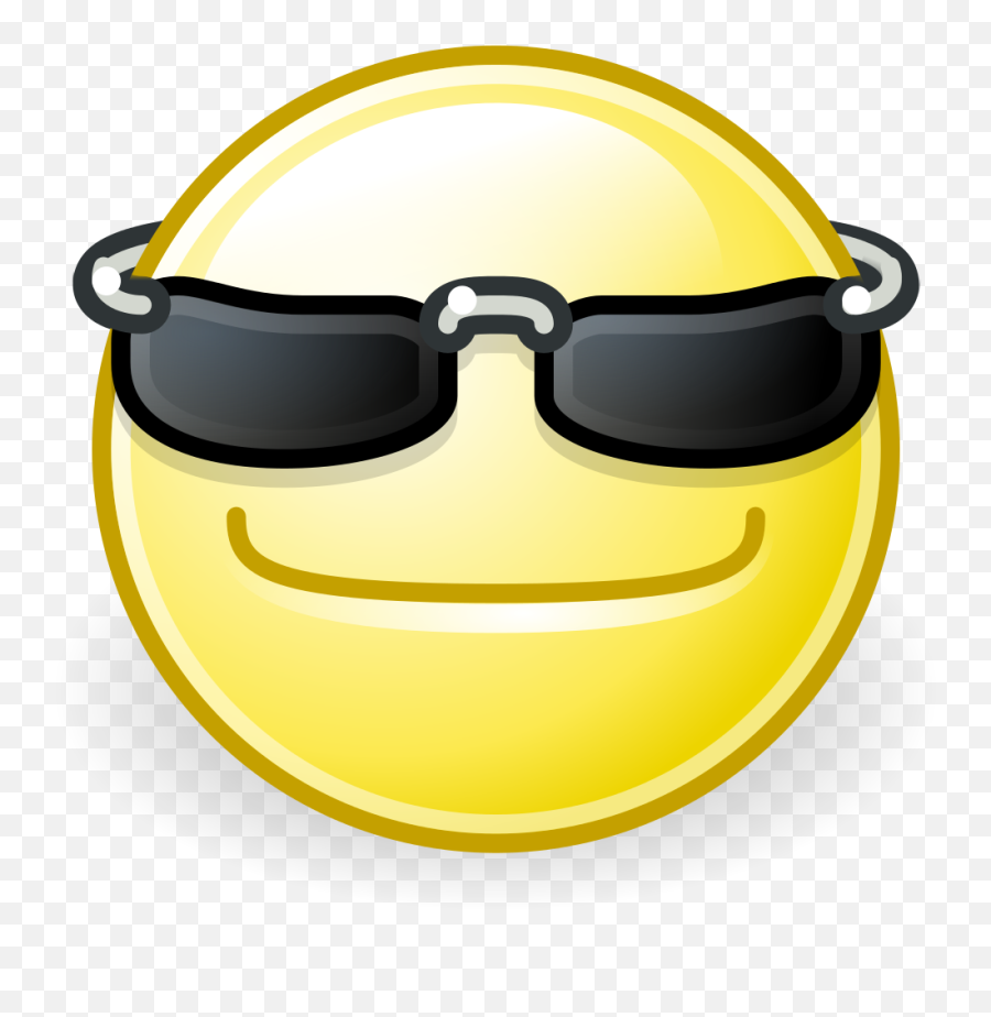 Gnome - Popular Smiley Face Sunglasses Emoji,Sunglasses Emoticon