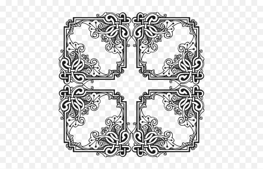 Conjunto De Quatro Quadros Decorativos - Cross Emoji,Religious Emoticons