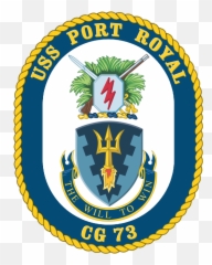 Uss Port Royal Cg - Gettysburg Ship Crest Emoji