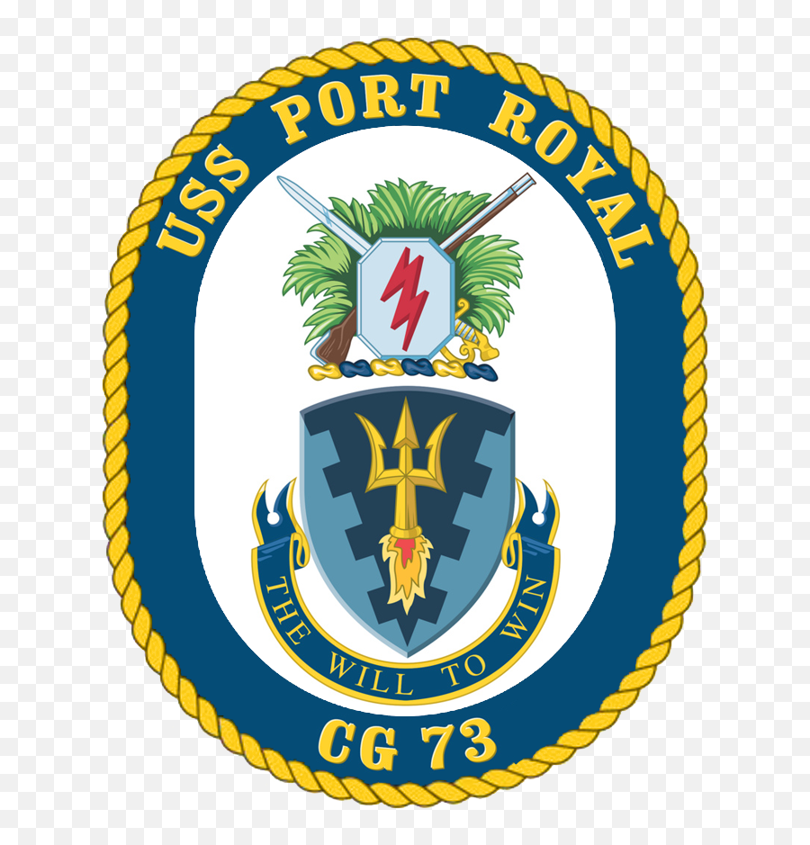 Uss Port Royal Cg - Uss Gettysburg Ship Crest Emoji,Flag Ship Emoji