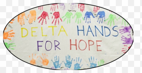 History Delta Hands For Hope Emoji,Delta Emoji