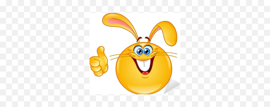 Bunny Emoticon Sticker Pixers - Rabbit Smiley Emoji,Bunny Emoticon