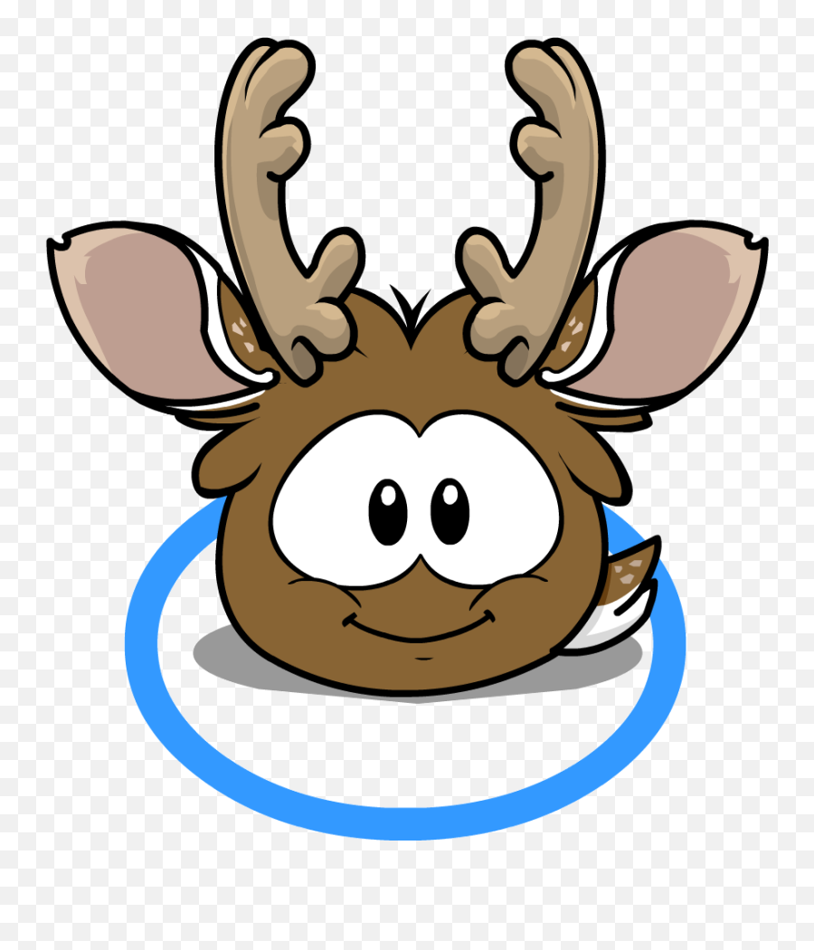 Pin - Puffle From Club Penguin Emoji,Reindeer Emoji