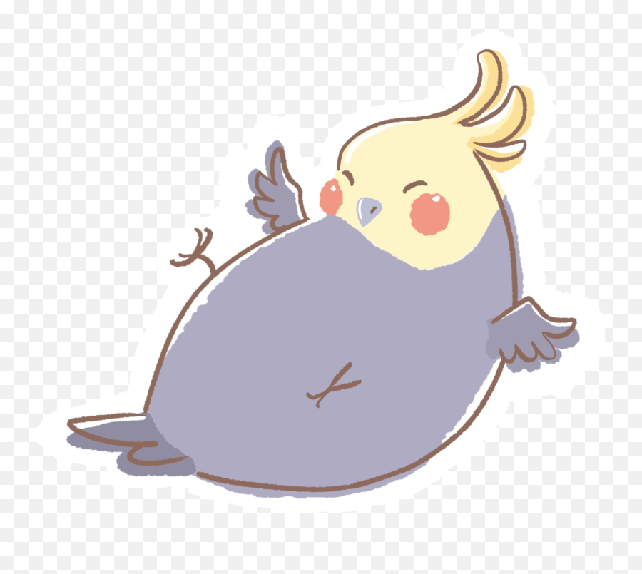 Pet Birds Stickers 4x6 Sticker - Cute Bird Stickers Emoji,Cockatiel Emoji