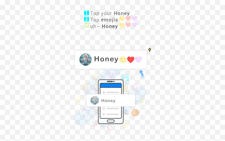 Emoji Contacts Manager - Screenshot,Friend Emojis