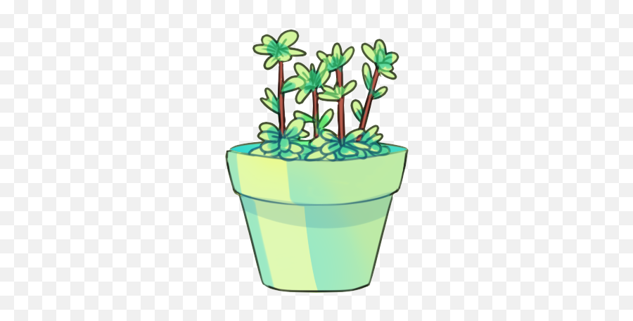 Picture - Transparent Sticker Tumblr Green Emoji,Succulent Emoji