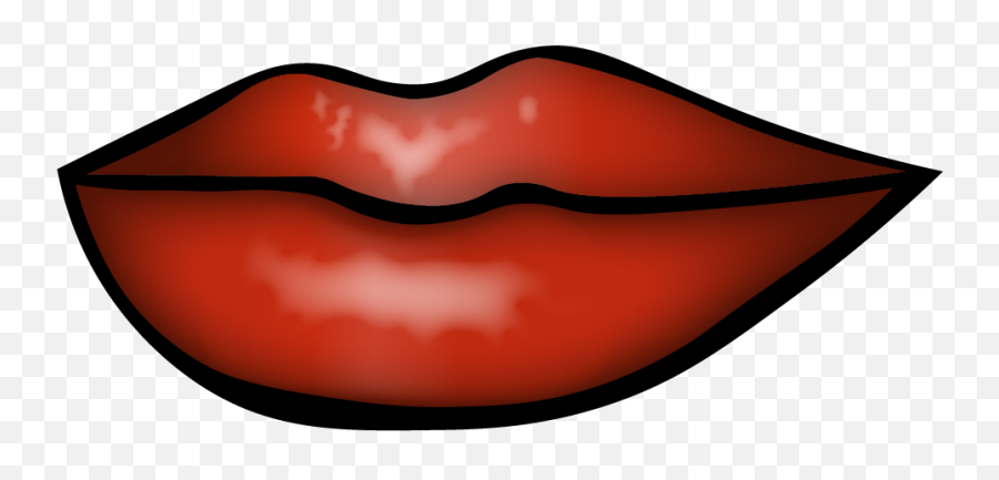 Orange Clipart Lips Orange Lips - Small Lip Clip Art Emoji,Pouty Lips Emoji