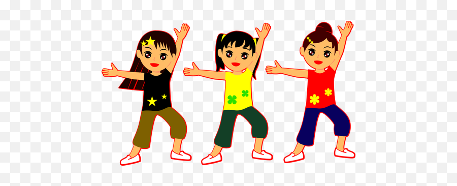 Dancing Girls - Clipart Image Of Dancing Emoji,Dancing Girls Emoji