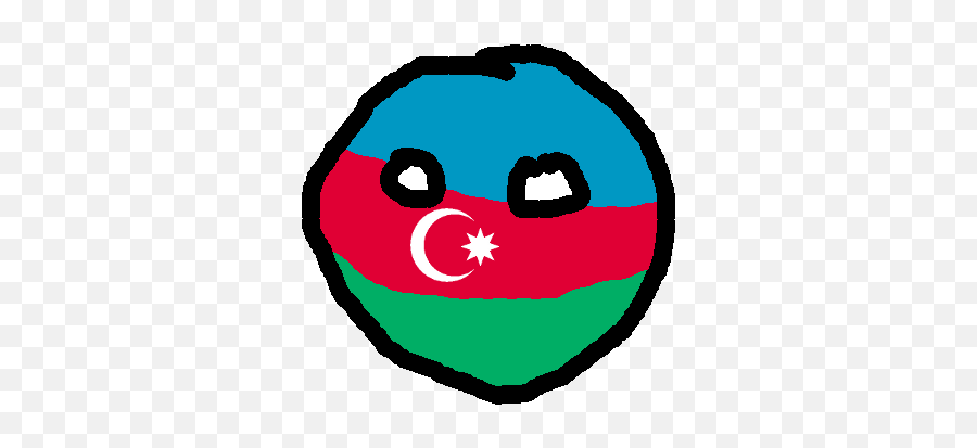 Azerbaijanball - Countryballs Azerbaijan Png Emoji,Eye Emoticon