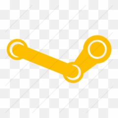 Iconsetc Simple Yellow Foundation 3 Social Steam Icon - Steam Black Icon Png Emoji,Steam Letter Emoticons