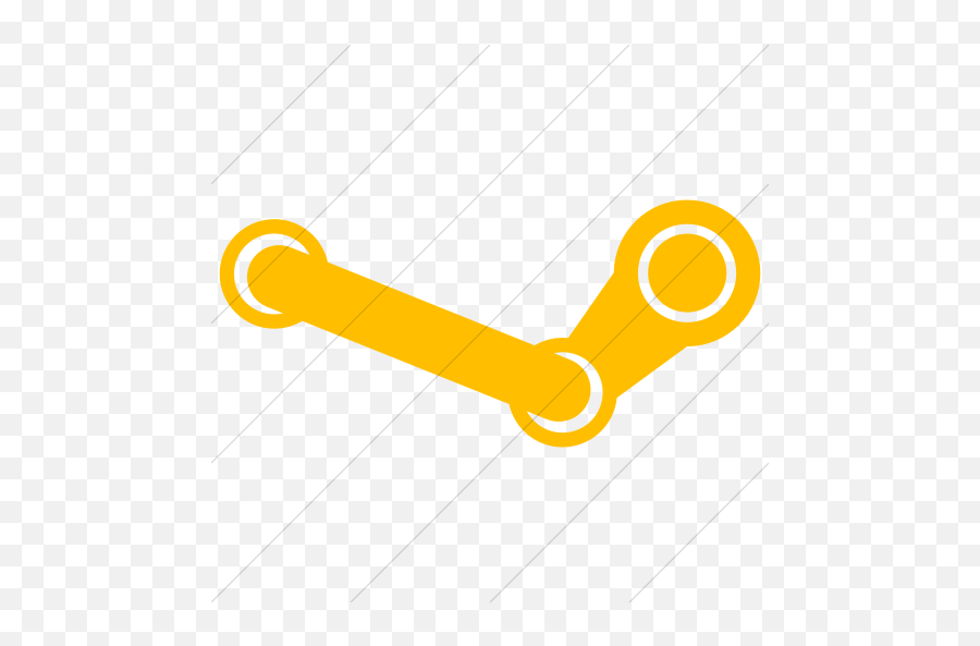 Iconsetc Simple Yellow Foundation 3 Social Steam Icon - Steam Black Icon Png Emoji,Steam Letter Emoticons