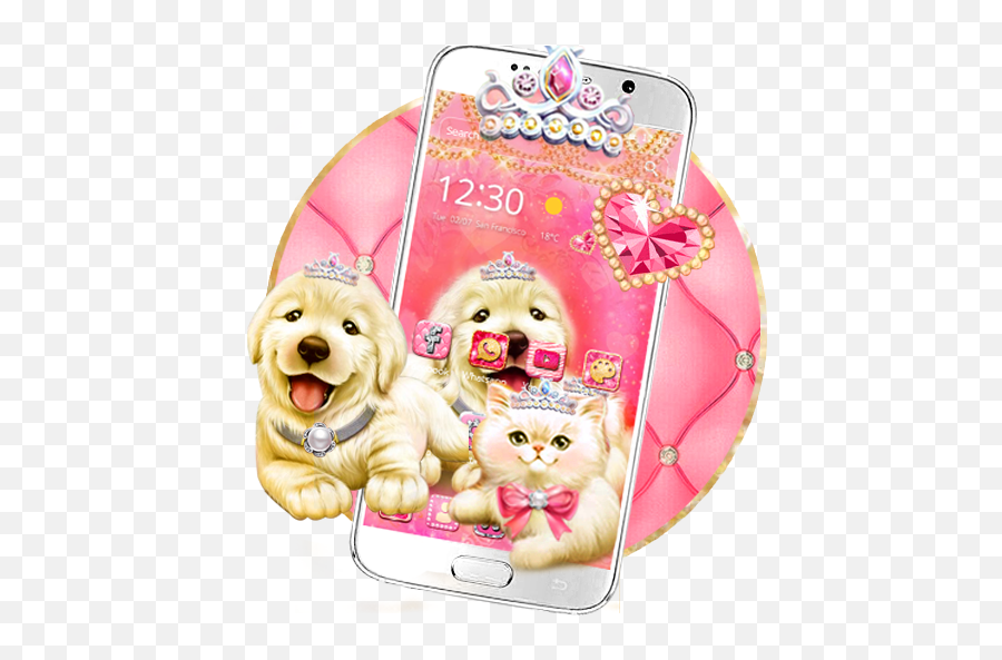Cute Pinky Pets Theme U2013 Apps On Google Play - Kitten Emoji,Pinky Emoji