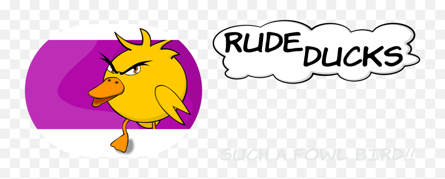 Rude Ducks - Clip Art Emoji,Swearing Emoji
