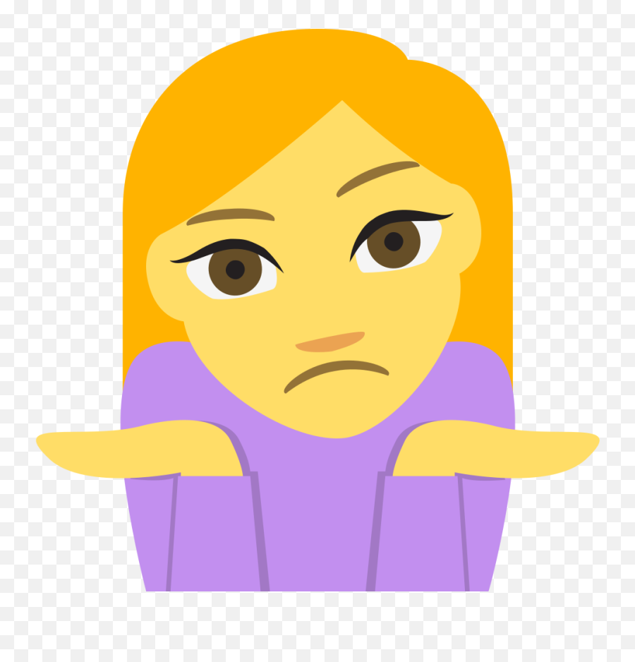 Emojione 1f937 - Significado Emoji,Shrug Emoji