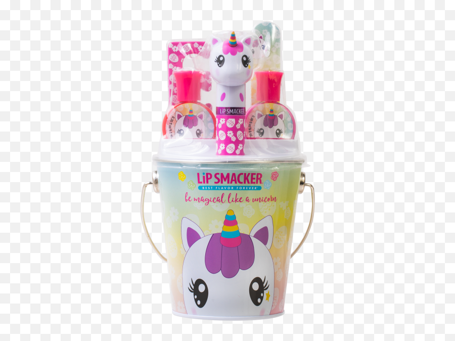 Lip Smacker Unicorn Easter Bucket - Lip Smacker Lippy Pals Easter Emoji,Emoji Water Bottle