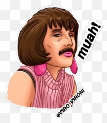 Fredy Mercury - Cartoon Emoji