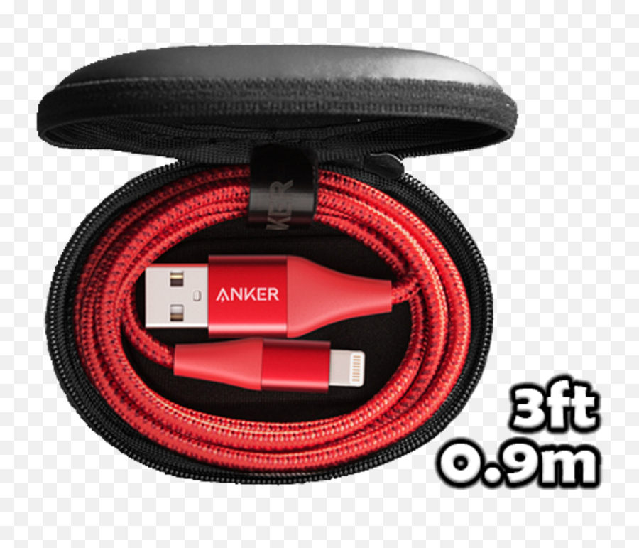 Anker Powerline Ii Nylon Braided Micro Usb Android Fast Charging Cable For Samsung Redu20223ft 09m - Cable Usb Lightning Anker Emoji,Llama Emoji Android