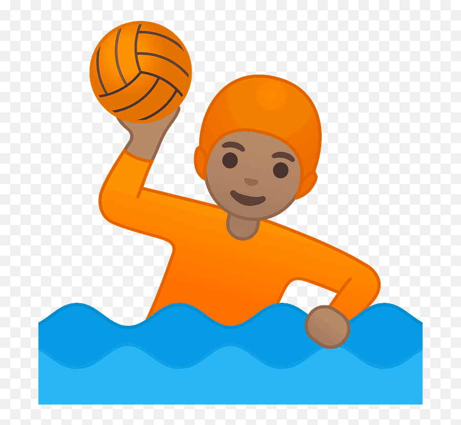 Person Playing Water Polo Emoji Clipart - Emoji Waterpolo,Water Polo Emoji